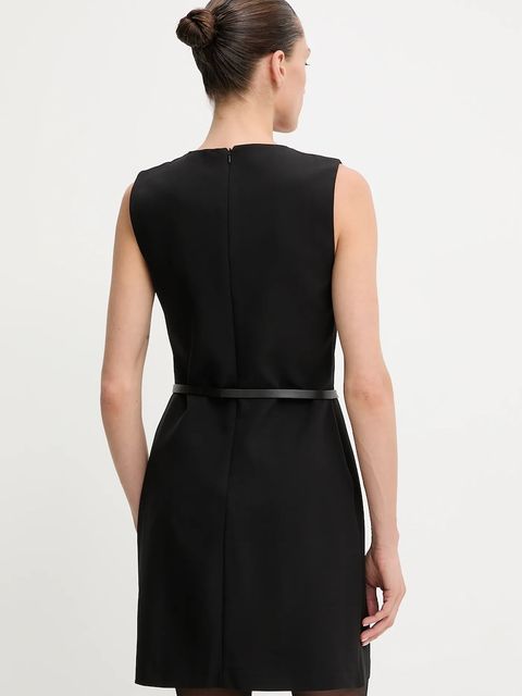 Answear.LAB sukienka kolor czarny mini rozkloszowana