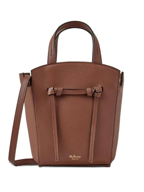 Mulberry mini Clovelly knotted-straps bag - Brown - zdjęcie produktu nr 1
