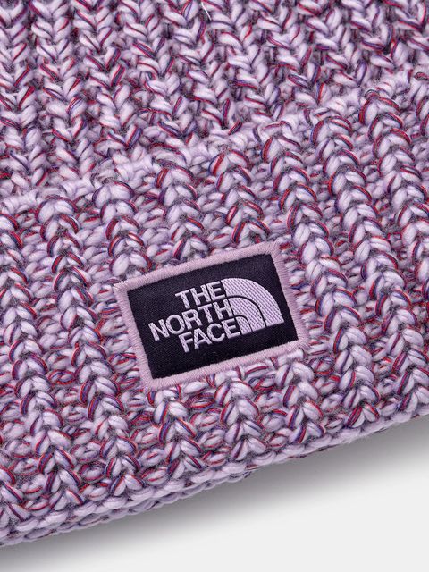 The North Face czapka Cozy Chunky Cabin Beanie kolor różowy NF0A887WFH81