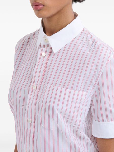 Marni striped cotton shirt - Red