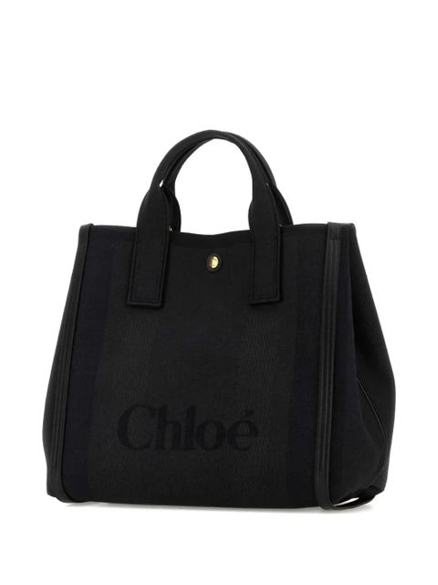 Chloé logo-embossed tote bag - Black - zdjęcie produktu nr 2