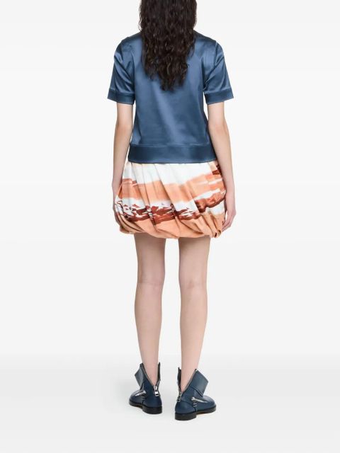 JW Anderson abstract-print balloon skirt - White - zdjęcie produktu nr 2