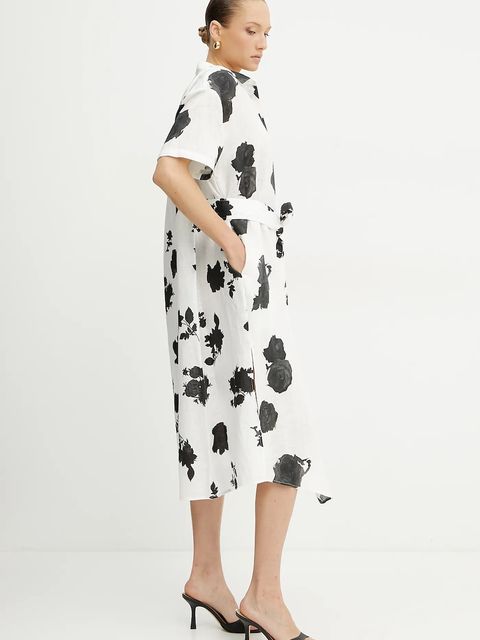 Liviana Conti sukienka lniana - zdjęcie produktu nr 2