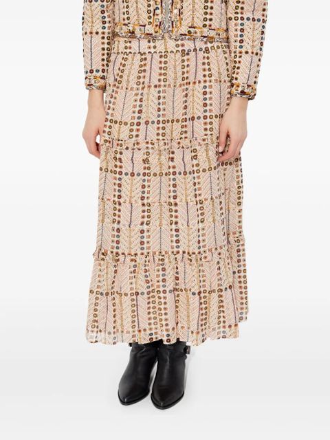 MARANT ÉTOILE Diya maxi skirt - Neutrals