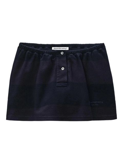 Alexander Wang button mini skort - Black - zdjęcie produktu nr 1