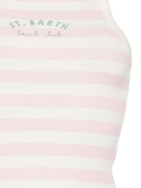 MC2 Saint Barth Ada striped tank top - Pink