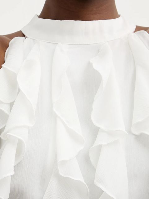 Answear.LAB bluzka damska kolor biały gładka