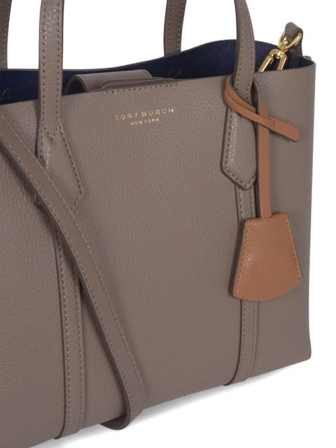 Tory Burch top handle charm tote bag - Grey