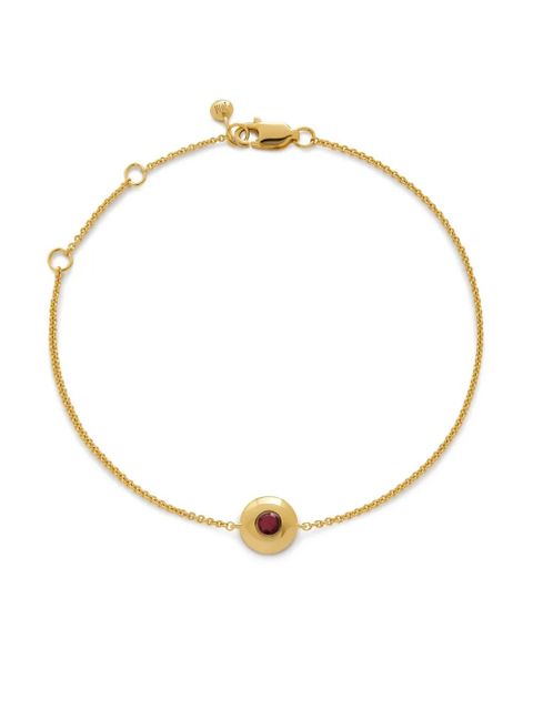 Monica Vinader 18kt yellow gold vermeil July Birthstone bracelet - zdjęcie produktu nr 1