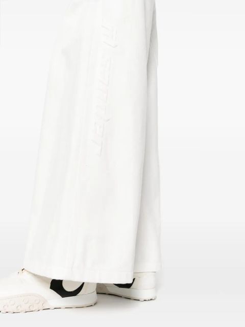 Jil Sander wide-leg cotton trousers - White