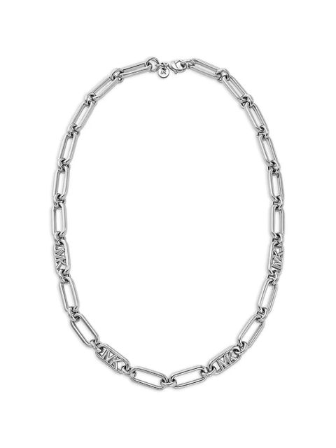 Michael Kors logo-chain necklace - Silver - zdjęcie produktu nr 1