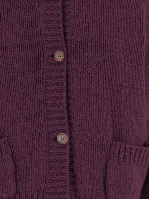 Magda Butrym buttoned patch-pocket cardigan - Purple