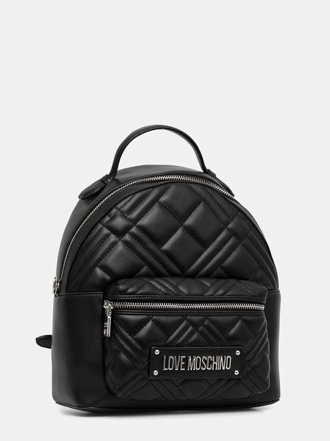Love Moschino plecak damski kolor czarny mały gładki JC4148PP1NLA000B - zdjęcie produktu nr 2