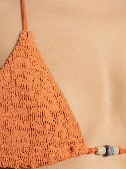 Bond-eye Ingrid triangle bikini top - Orange