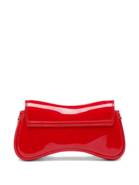 Diesel logo-plaque crossbody bag - Red