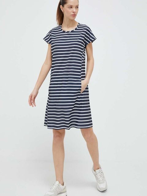 Helly Hansen sukienka kolor granatowy mini prosta 34346