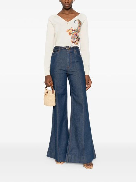 ETRO paisley-motif long-sleeved T-shirt - Neutrals - zdjęcie produktu nr 2