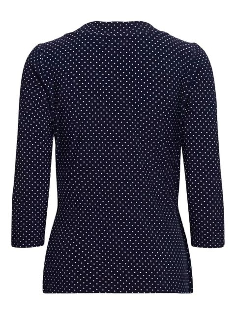 Lauren Ralph Lauren polka-dot tie blouse - Blue - zdjęcie produktu nr 2