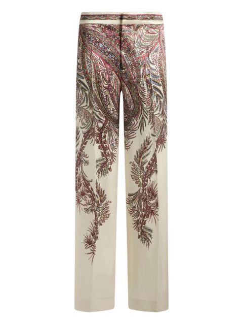 ETRO paisley-print trousers - Red - zdjęcie produktu nr 1