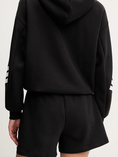 adidas szorty Future Icons damskie kolor czarny gładkie high waist JC5466