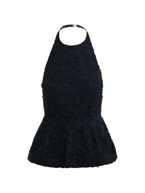 Essentiel Antwerp Jarot floral-lace blouse - Black - zdjęcie produktu nr 1