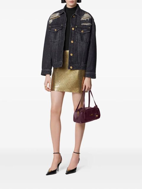 Versace sequined mini skirt - Gold - zdjęcie produktu nr 2