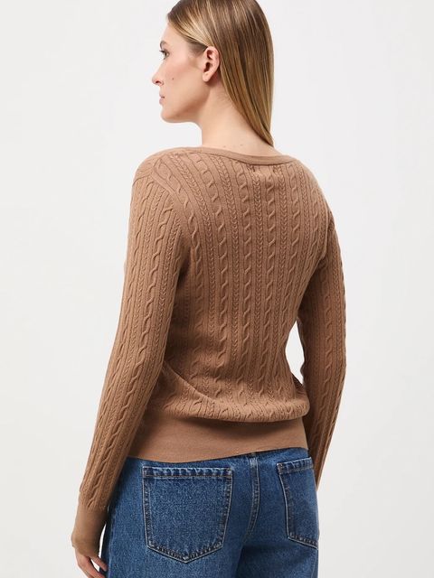 Medicine sweter damski kolor beżowy