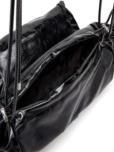 Diesel Scrunch-D shoulder bag - Black