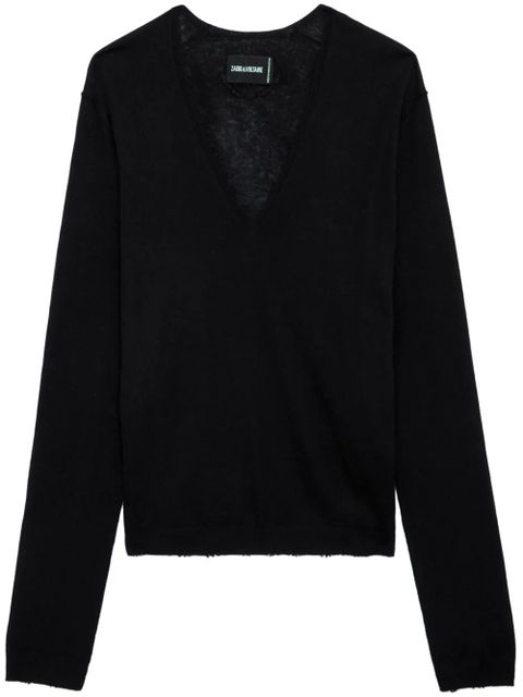 Zadig&Voltaire Rivy cashmere jumper - Black - zdjęcie produktu nr 1