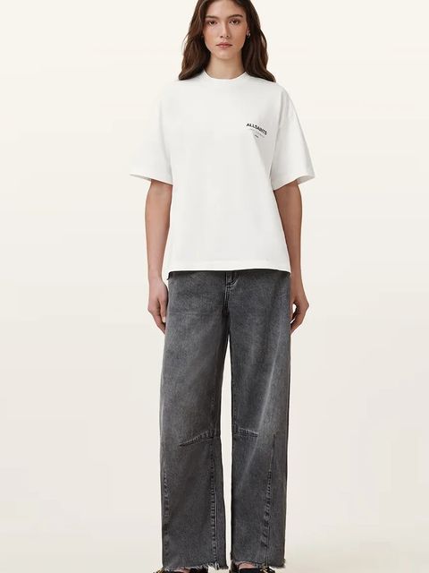 AllSaints t-shirt bawełniany damski kolor biały W202JC