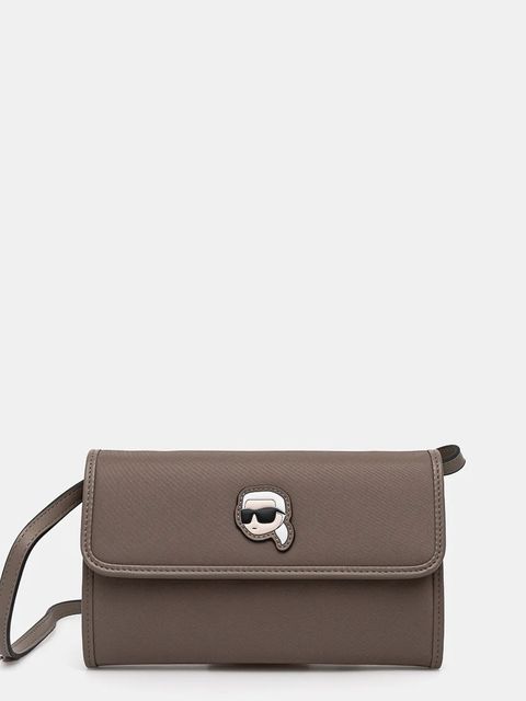 Karl Lagerfeld portfel damski kolor brązowy 245W3218 - zdjęcie produktu nr 1