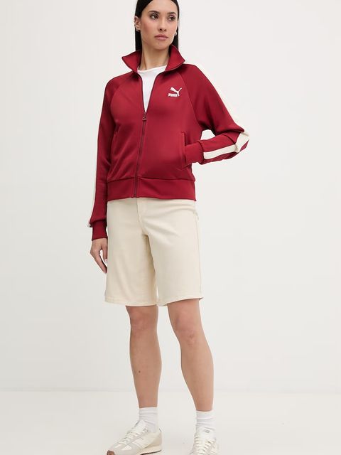 Puma bluza rozpinana damska z bawełną Iconic T7 Track Jacket - zdjęcie produktu nr 1