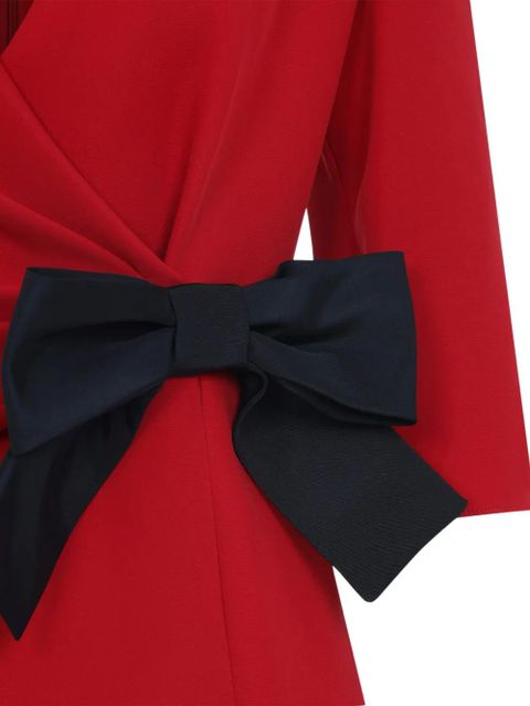 Valentino Garavani bow-detail mini dress - Red