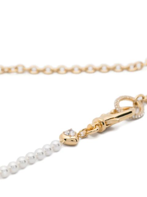 Swarovski Idyllia crystal embellished necklace - Gold