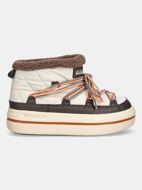 Napapijri śniegowce F5GLACIER02/NYP kolor beżowy NP0A892U NB7