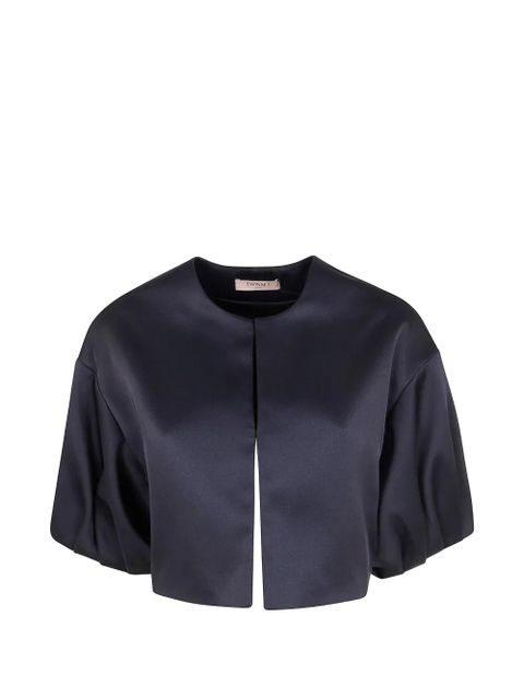 TWINSET short-sleeve cropped jacket - Blue - zdjęcie produktu nr 1