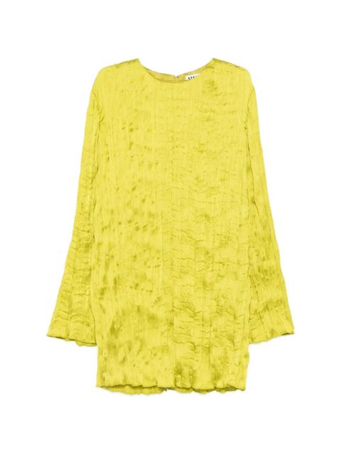 STAUD Kona textured mini dress - Green - zdjęcie produktu nr 1