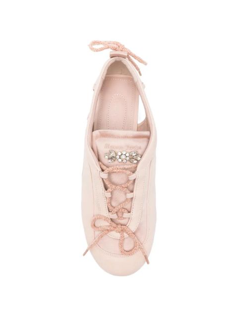 Simone Rocha cutout ballerina grip sneakers - Pink