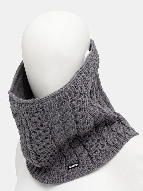 Eisbar komin z dodatkiem wełny Afra Loop kolor szary gładki E80136 - zdjęcie produktu nr 2