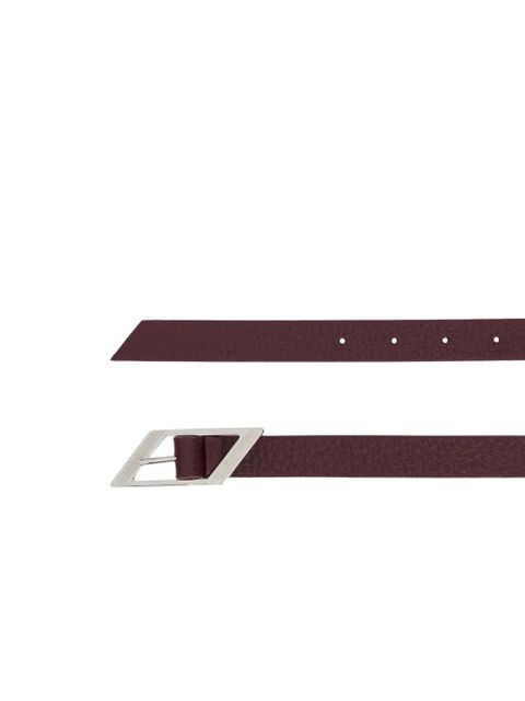 The Attico leather buckle belt - Brown - zdjęcie produktu nr 2