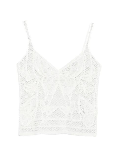 Blumarine lace top - White - zdjęcie produktu nr 1