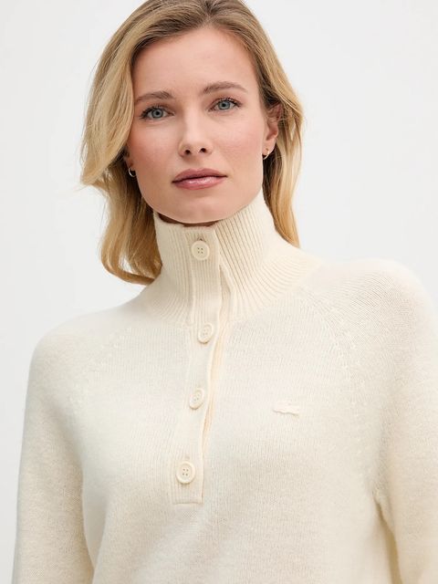 Lacoste sweter wełniany