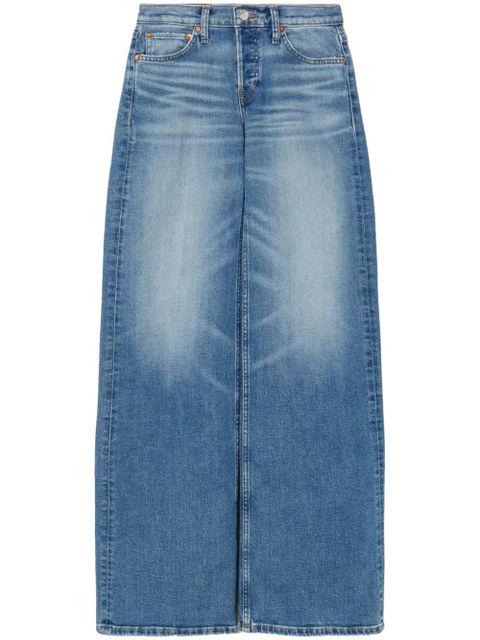 RE/DONE mid-rise wide-leg jeans - Blue - zdjęcie produktu nr 1