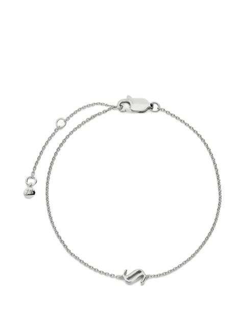 Monica Vinader Initial S chain bracelet - Silver - zdjęcie produktu nr 1