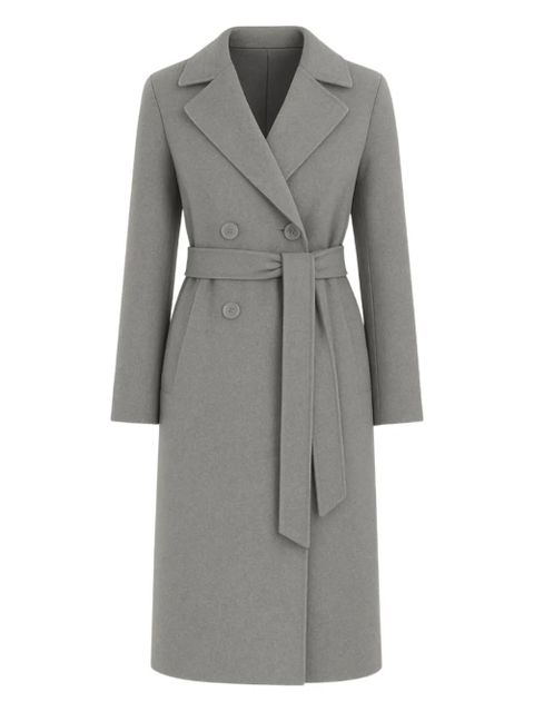 Max Mara belted double-breasted coat - Grey - zdjęcie produktu nr 1