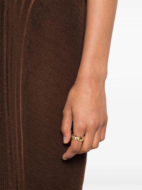 Missoma x Lucy Williams Waffle ring - Gold