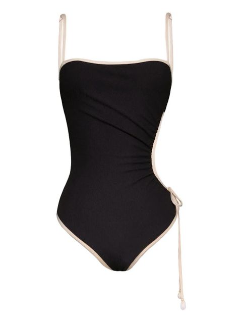 Johanna Ortiz Primordial Femininity cut-out tie swimsuit - Black - zdjęcie produktu nr 1
