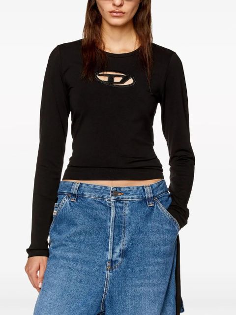 Diesel T-Angie long-sleeved T-shirt - Black - zdjęcie produktu nr 2