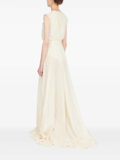 MM6 Maison Margiela cotton gown - Neutrals