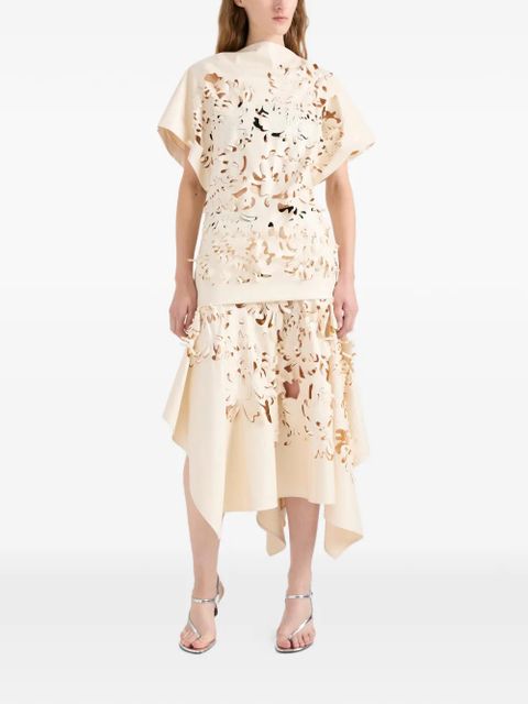 Proenza Schouler Dima laser-cut top - Neutrals - zdjęcie produktu nr 2